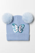 Butterfly Beanie Blue
