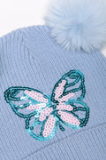 Butterfly Beanie Blue (1)
