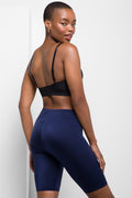 Knee Length Cycle Shorts Navy (2)