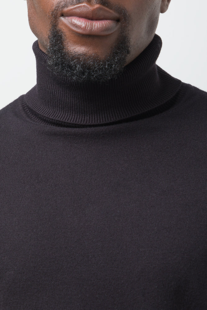 Long Sleeve Poloneck Jersey Black (3)