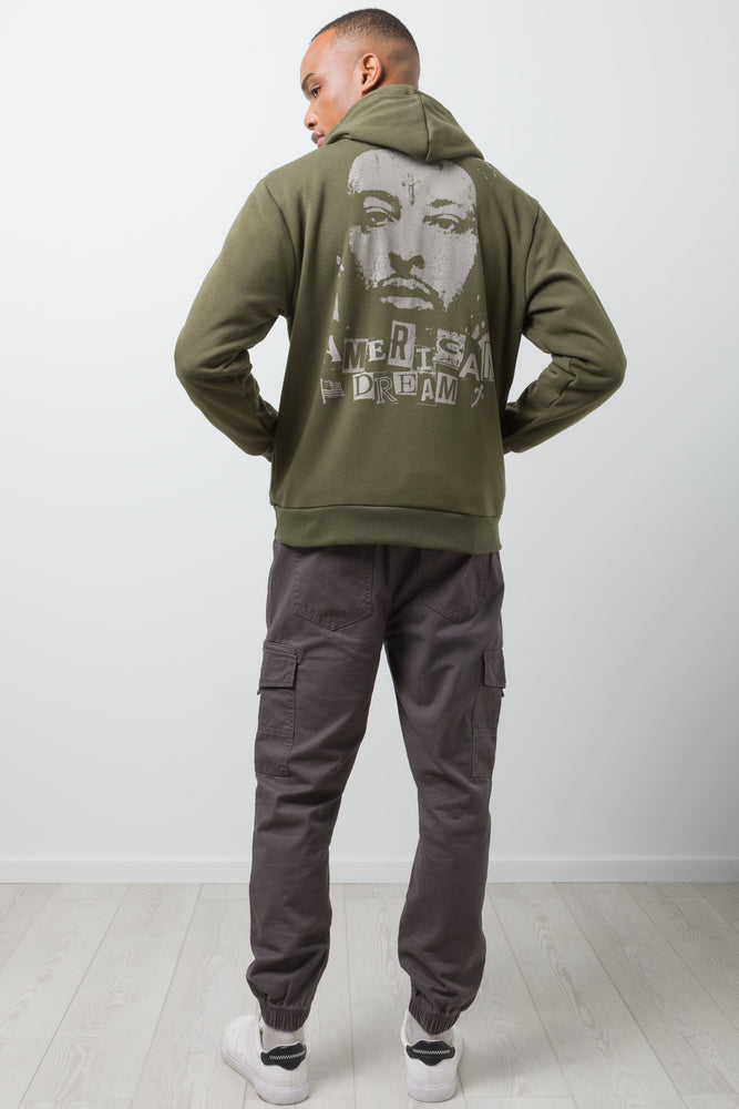 21 Savage Hooded Tracktop Green (2)
