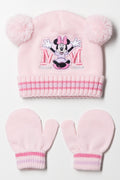 Minnie Mouse Hat Set Pink