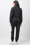 Quarter Zip Top Black (2)