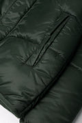 Hooded Puffer Jacket Green (1)