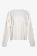 Rib Long Sleeve Jersey Cream