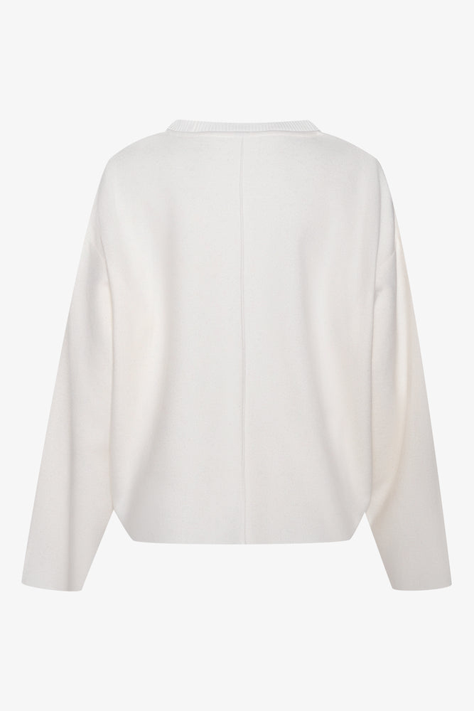 Rib Long Sleeve Jersey Cream (1)