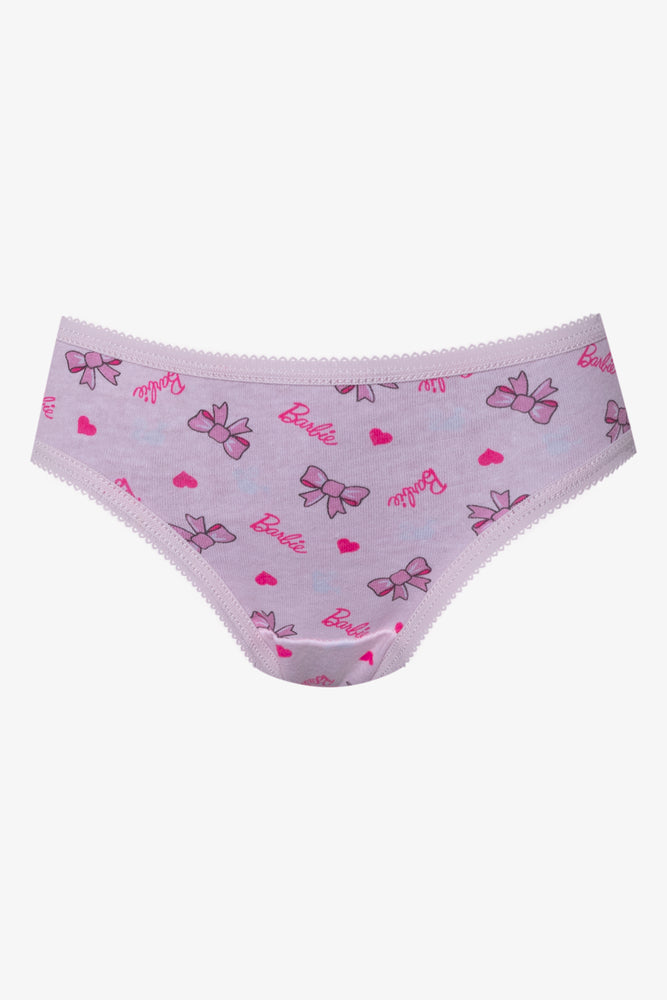 Barbie 3 Pack Bikini Panties Pink And Grey (1)
