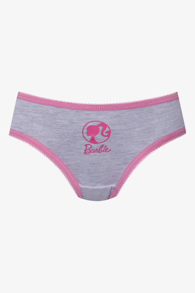 Barbie 3 Pack Bikini Panties Pink And Grey (2)