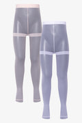2 Pack Hosiery White And Pink