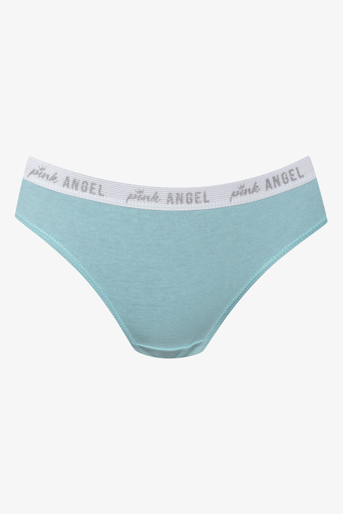 3 Pack Bikini Panties Navy, Aqua And Grey