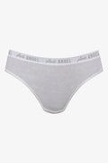 3 Pack Bikini Panties Navy, Aqua And Grey (2)