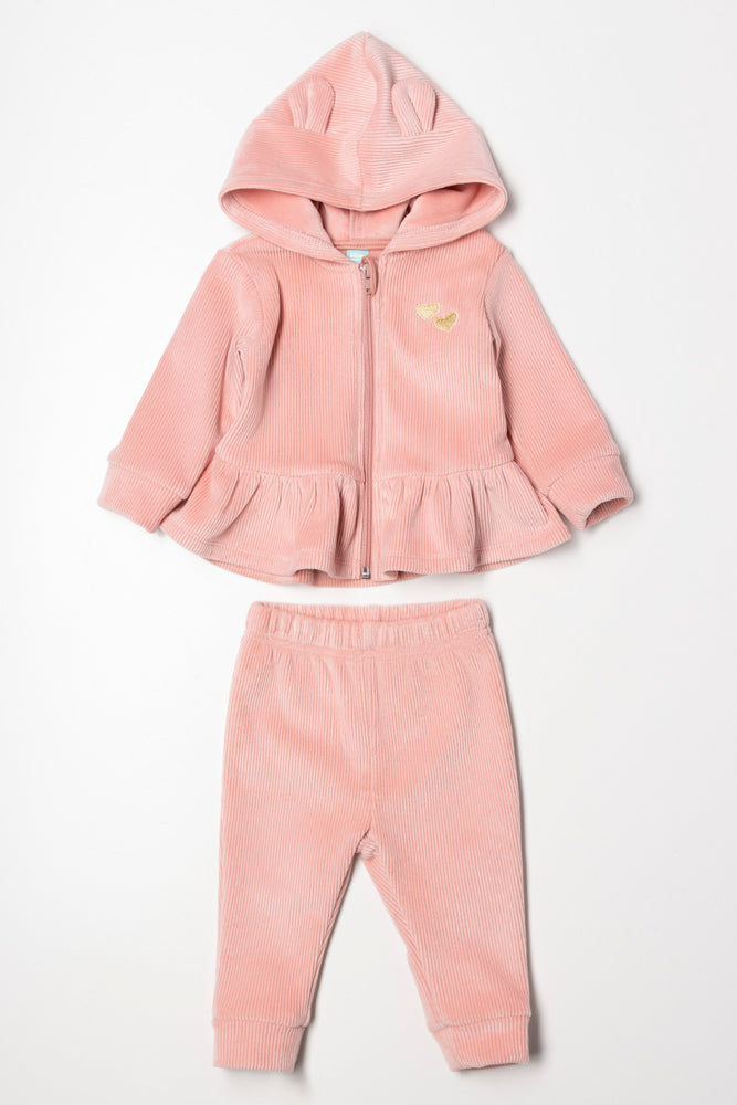 Hooded Tracksuit Pink