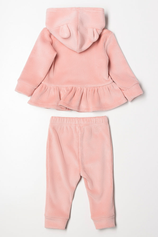 Hooded Tracksuit Pink (3)