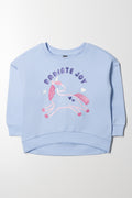 Unicorn Crew Neck Tracktop Blue