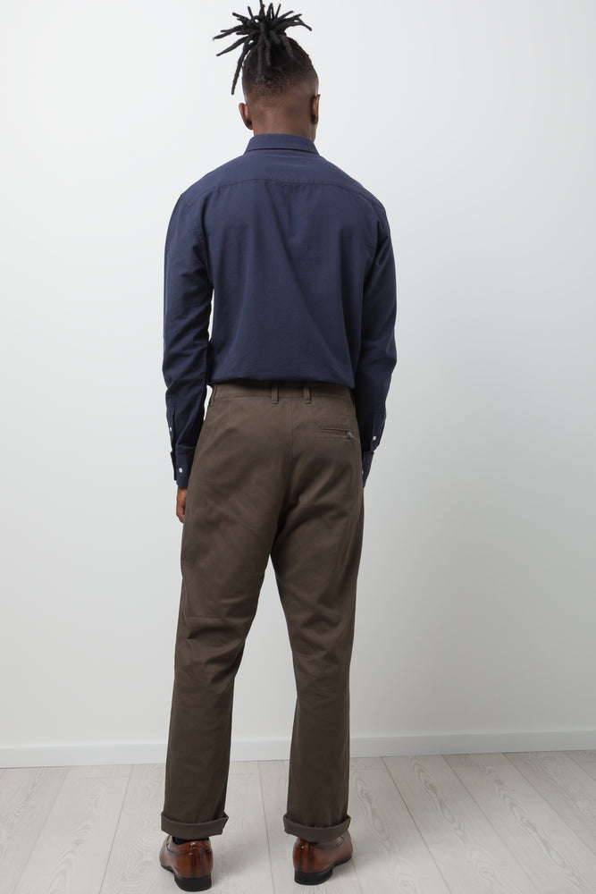 Straight Leg Chino Pants Dark Green (3)