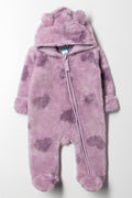 Heart Babygrow Purple
