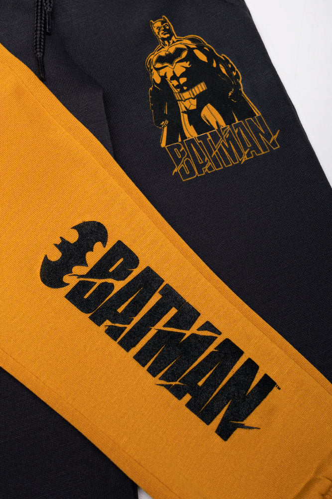 Batman 2 Pack Trackpants Yellow And Dark Grey
