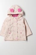 Hooded Raincoat Pink