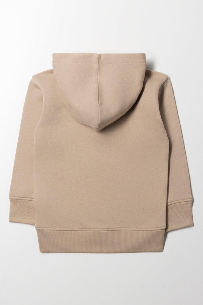 Zip Through Hooded Tracktop Natural (2)