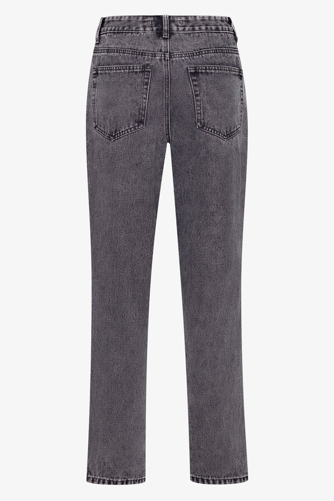 Mom Denim Jeans Dark Grey (1)