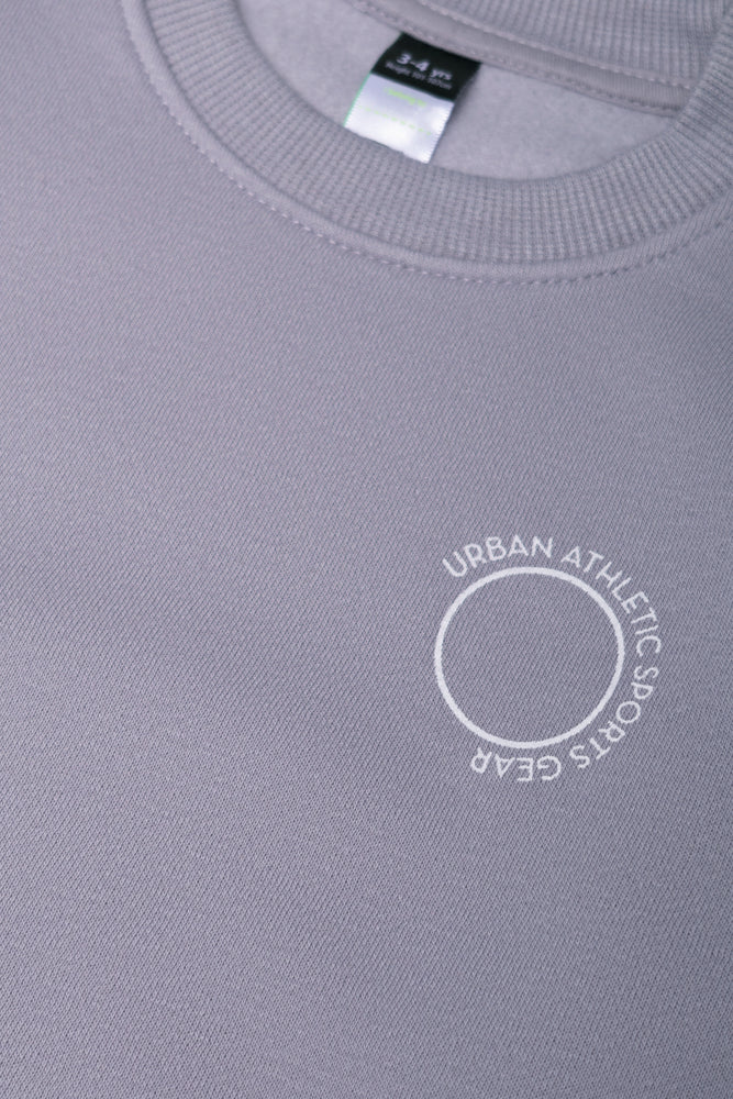Crew Neck Tracktop Grey (1)