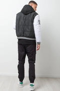 Baseball Puffer Jacket Black (2)