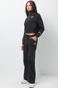 Wide Leg Jogger Black (2)