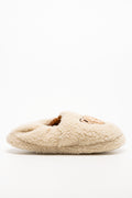 Teddy Slippers Natural (1)