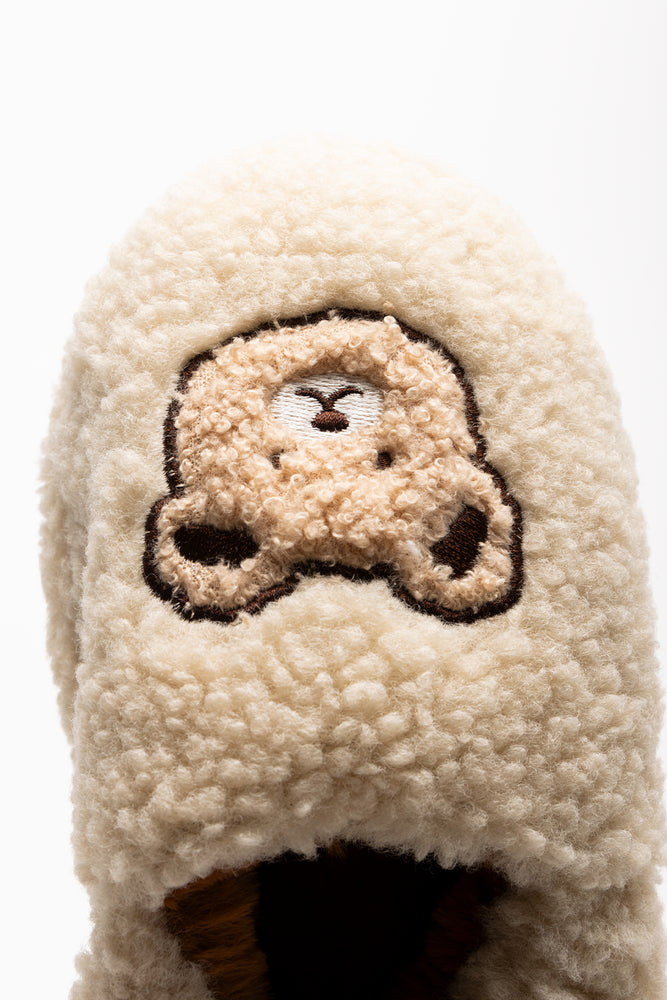 Teddy Slippers Natural (4)