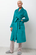 Shawl Collar Gown Blue