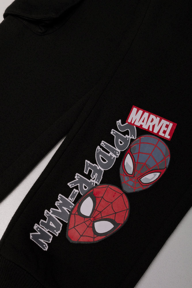 Spider-Man Cargo Trackpants Black (1)
