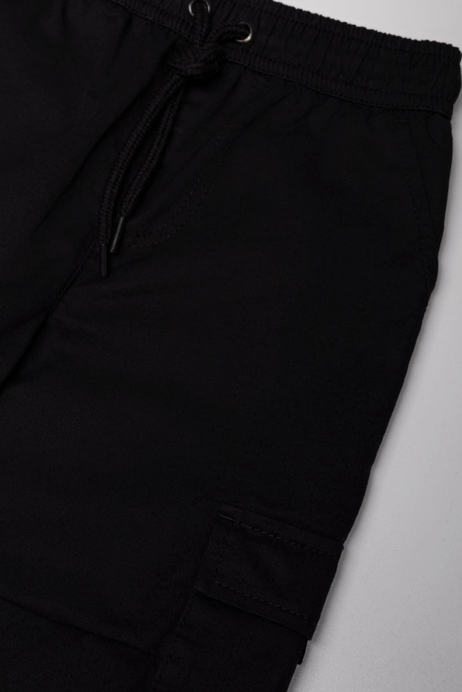 Cargo Jogger Pants Black