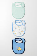 3 Pack Bibs Blue