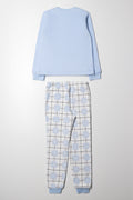 Fleece Pyjamas Set Blue (3)