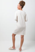 Long Sleeve Sleepshirt Natural (2)