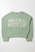 Crew Neck Tracktop Green