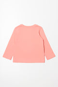 Long Sleeve T-Shirt Peach (2)