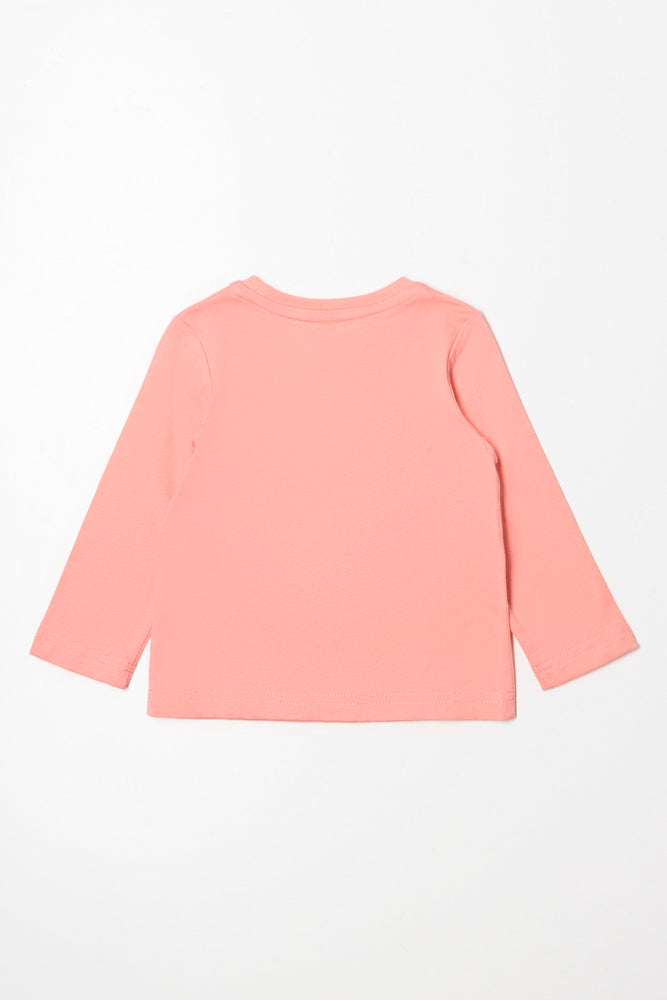 Long Sleeve T-Shirt Peach (2)