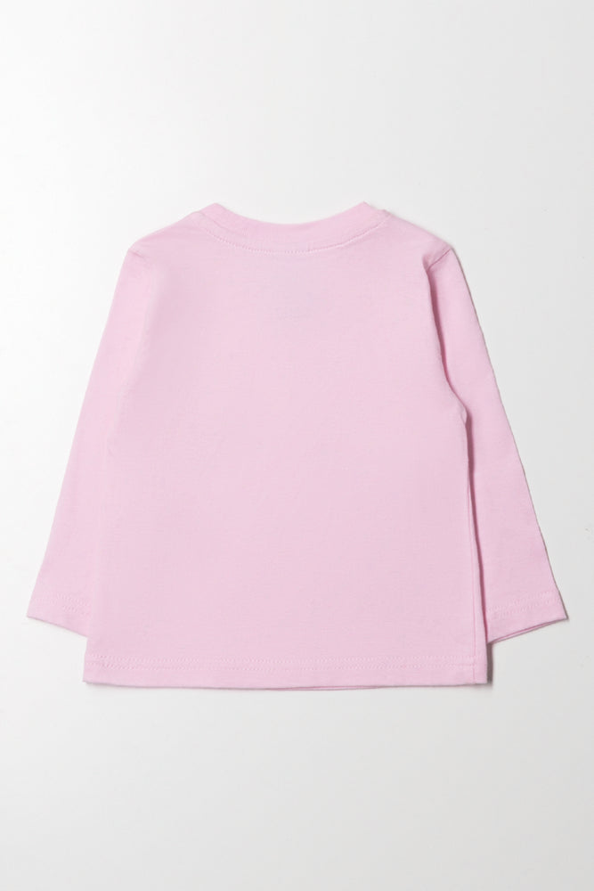 Long Sleeve T-Shirt Pink (2)