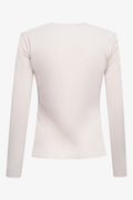 Long Sleeve Crew Neck T-Shirt Natural (1)