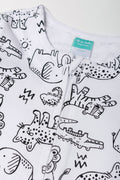 Safari Babygrow White (1)