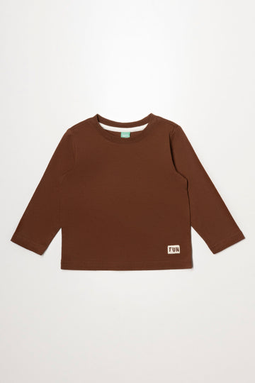Long Sleeve T-Shirt Brown