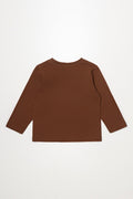 Long Sleeve T-Shirt Brown (2)