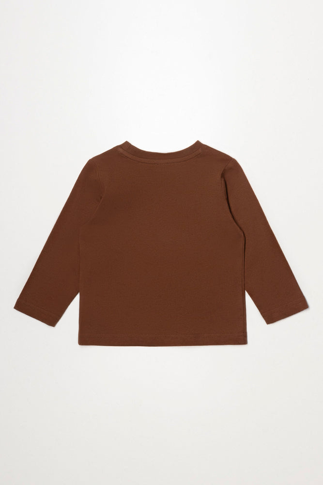 Long Sleeve T-Shirt Brown (2)