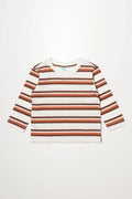 Stripe Long Sleeve T-Shirt Natural