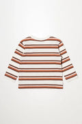 Stripe Long Sleeve T-Shirt Natural (2)