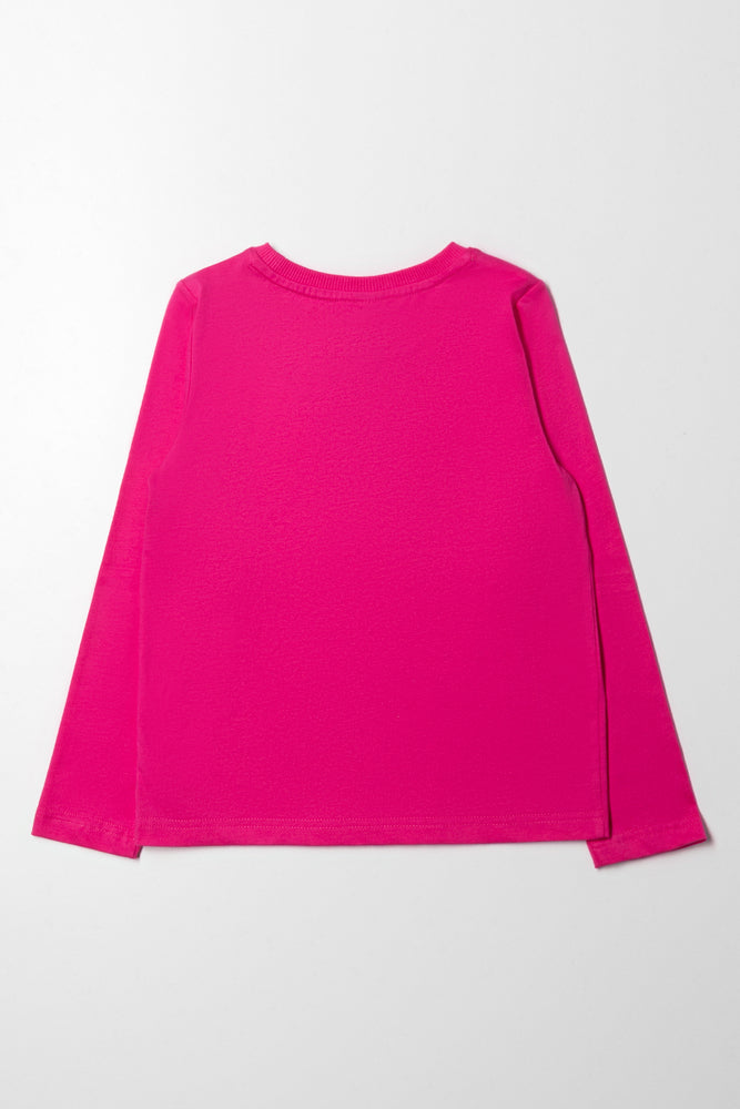 Long Sleeve T-Shirt Pink (2)