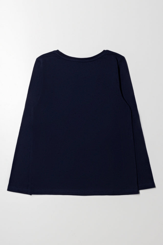 Long Sleeve T-Shirt Navy (2)