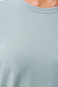 Long Sleeve Crew Neck T-Shirt Green (3)