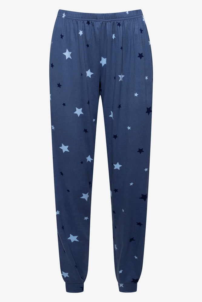Long Sleeve Stars Pyjamas Grey And Blue (2)